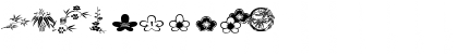 Download Japanese Garden Ornmnt ITC Regular Font Numeric Preview