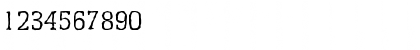 Download JasonBeckerAntique-Light Regular Font Numeric Preview