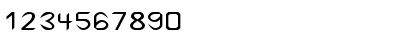 Download JayhawkExpand Normal Font Numeric Preview