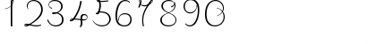 Download JBCourbes Regular Font Numeric Preview