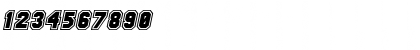 Download Jersey Italic Font Numeric Preview