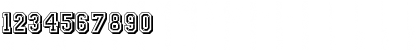 Download JerseyLetters Regular Font Numeric Preview