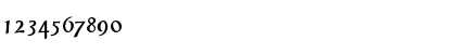 Download Jesper Regular Font Numeric Preview