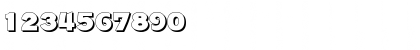 Download JessyBeckerShadow Regular Font Numeric Preview