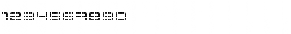 Download jethose LOOSE Regular Font Numeric Preview