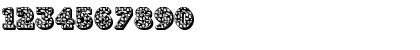 Download JFHollyNites Regular Font Numeric Preview