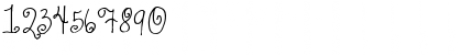 Download Jheri Curls Regular Font Numeric Preview