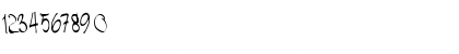 Download Poluno Simple Regular Font Numeric Preview