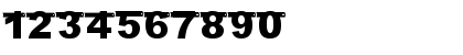 Download JLR Birthday Banner Regular Font Numeric Preview