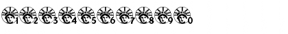 Download JLR Lady Liberty LSF Regular Font Numeric Preview