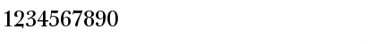 Download JohnBaskerville Regular Font Numeric Preview