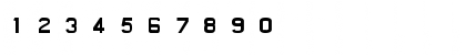 Download Johndvl Medium Font Numeric Preview