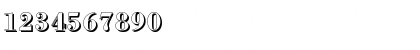 Download JosephBeckerShadow Bold Font Numeric Preview