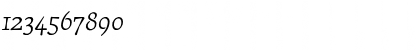 Download JournalItalicOldstyle Italic Font Numeric Preview