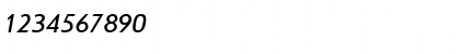 Download JournalSansCTT Italic Font Numeric Preview