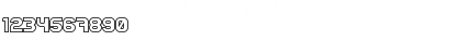 Download Jumbo Outline Regular Font Numeric Preview