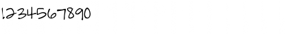 Download JustineOLD Regular Font Numeric Preview