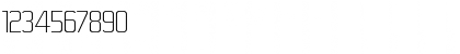Download Kanal UltraLight Font Numeric Preview