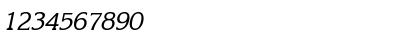 Download Karelia Italic Font Numeric Preview