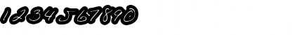 Download KathleenInline Regular Font Numeric Preview