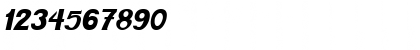 Download Kaunas Oblique Font Numeric Preview