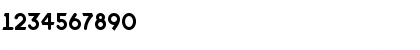 Download Keedy Regular Font Numeric Preview