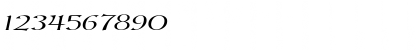 Download KeltExtended Italic Font Numeric Preview