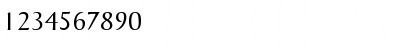Download Kennington Regular Font Numeric Preview