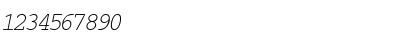 Download KerusaSSK Italic Font Numeric Preview