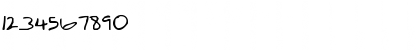 Download Keven Hand Font Numeric Preview
