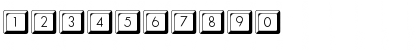 Download KeyCapsFLF Regular Font Numeric Preview