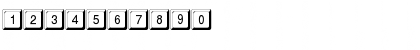 Download Keystone Normal Font Numeric Preview