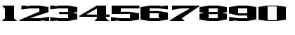 Download Kingfresh Regular Font Numeric Preview