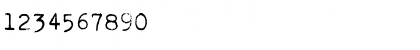Download Kingthings Trypewriter 2 Regular Font Numeric Preview