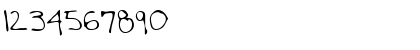Download Kivetts Regular Font Numeric Preview