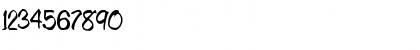 Download KlaksonType51 Regular Font Numeric Preview