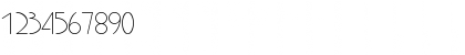 Download KneeblsThin Regular Font Numeric Preview
