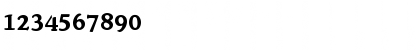 Download Konstanza Regular Font Numeric Preview