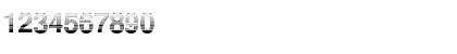 Download KoreanGradiantSSK Regular Font Numeric Preview