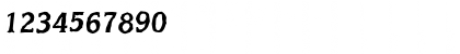 Download KorinthAntique BoldItalic Font Numeric Preview