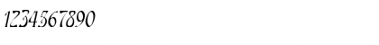 Download KostnerScapsSSK Italic Font Numeric Preview