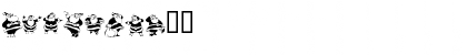 Download KR Eight Santas Regular Font Numeric Preview