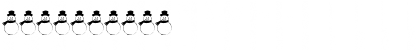 Download KR Snowman Regular Font Numeric Preview