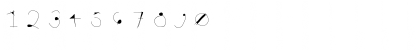 Download Krakelfabet Regular Font Numeric Preview