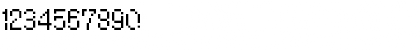 Download WWareTypeB Regular Font Numeric Preview