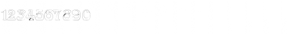 Download LaliqueOutline Regular Font Numeric Preview