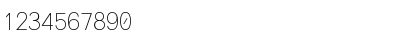 Download Lane - Narrow Regular Font Numeric Preview