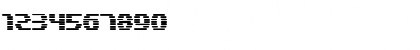 Download Laserdri&#56690 Regular Font Numeric Preview