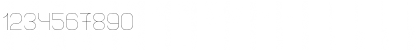 Download Lastwaerk thin Regular Font Numeric Preview