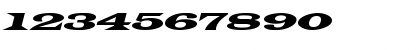 Download Latin-WideExtObl Normal Font Numeric Preview